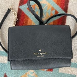 Kate Spade black crossbody purse